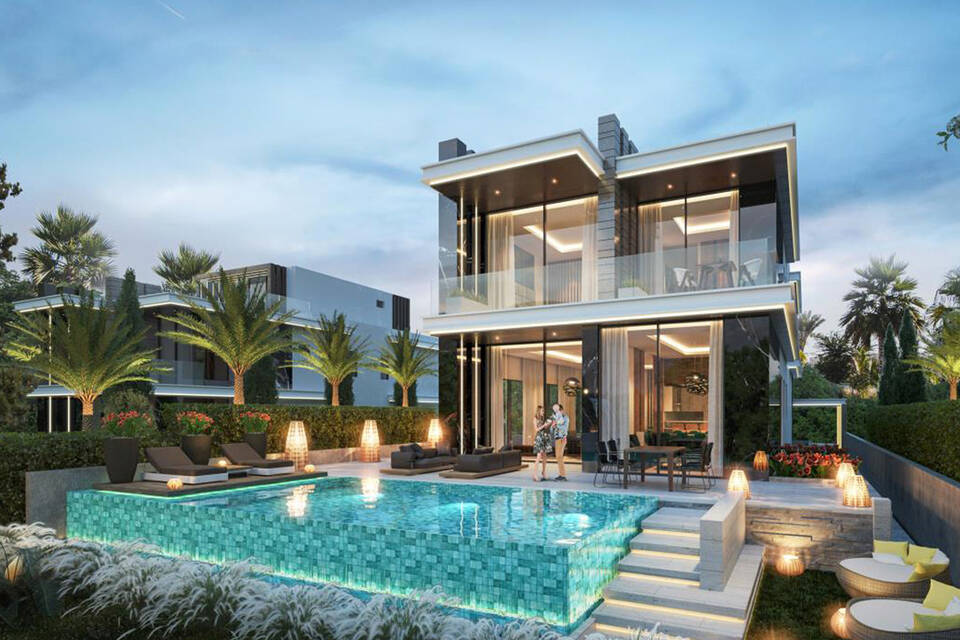 Turnkey villas with elevators and swimming pools